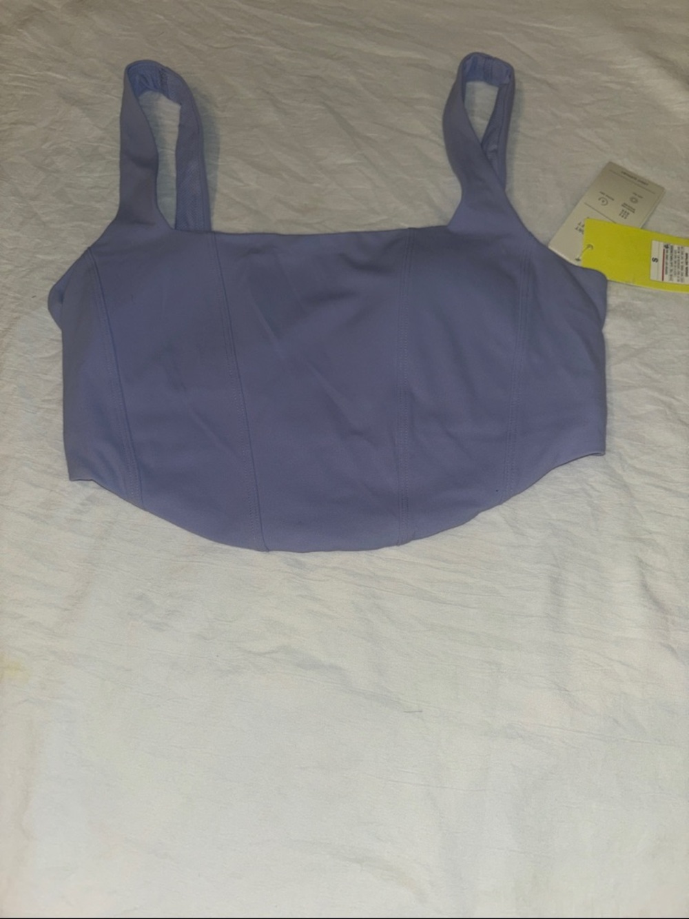 Lilac purple everyday soft corset bra.